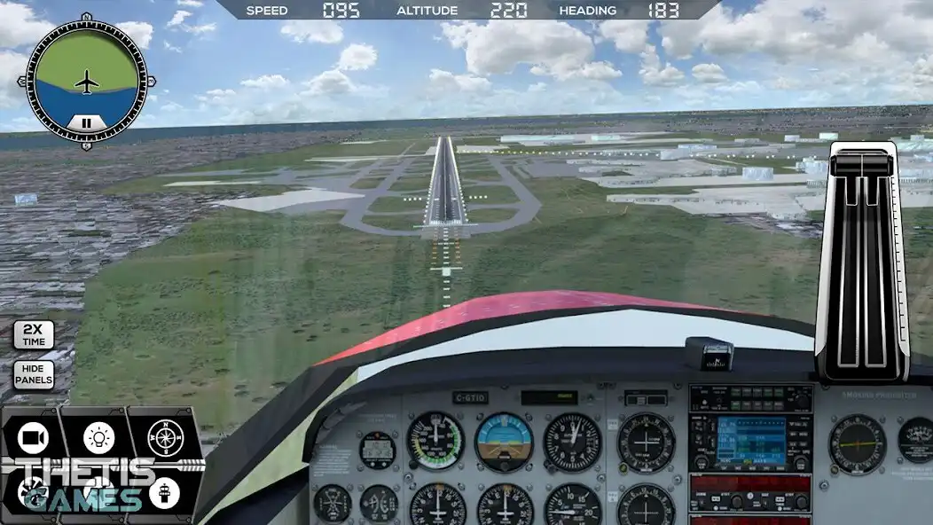 Play Flight Simulator 2017 FlyWings as an online game Flight Simulator 2017 FlyWings with UptoPlay