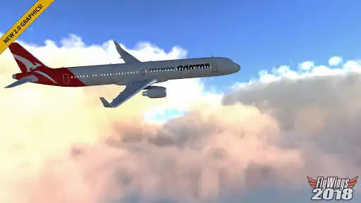 Play Flight Simulator 2018 FlyWings as an online game Flight Simulator 2018 FlyWings with UptoPlay