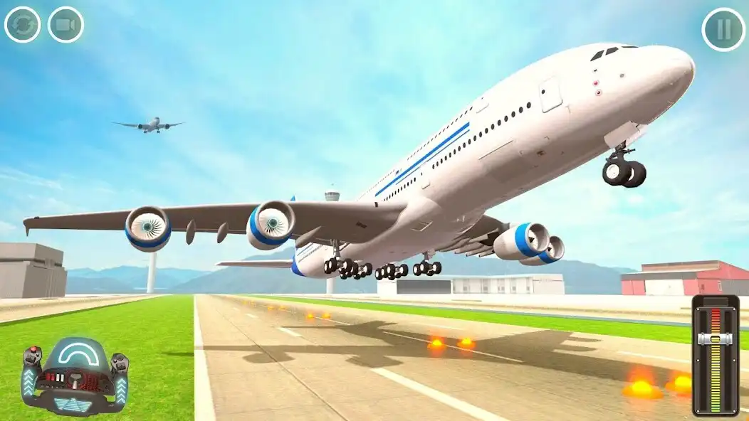 Play Flight Simulator-Pilot Plane X  and enjoy Flight Simulator-Pilot Plane X with UptoPlay