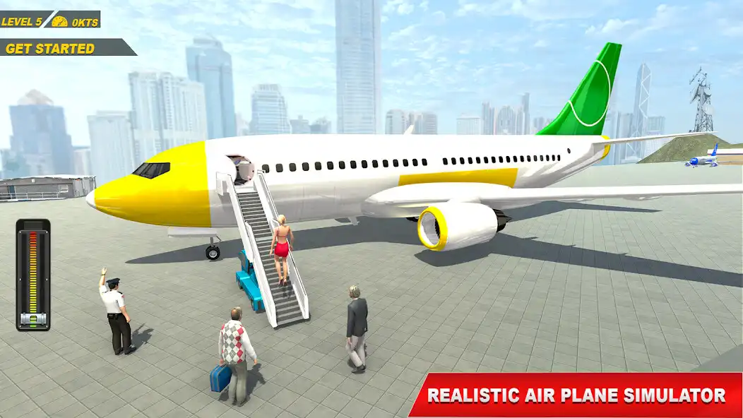 Play Flight Simulator Plane Game 3D  and enjoy Flight Simulator Plane Game 3D with UptoPlay