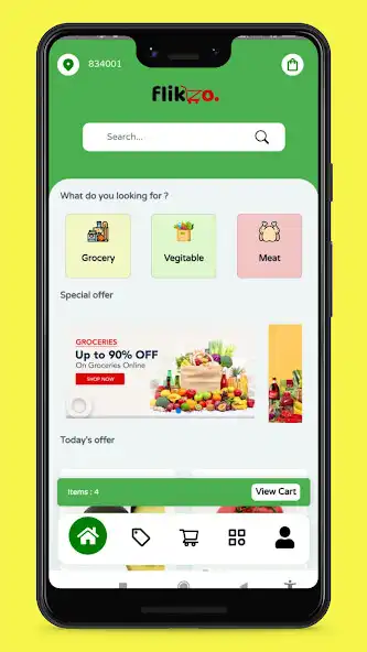 Play Flikzo : Grocery App  and enjoy Flikzo : Grocery App with UptoPlay