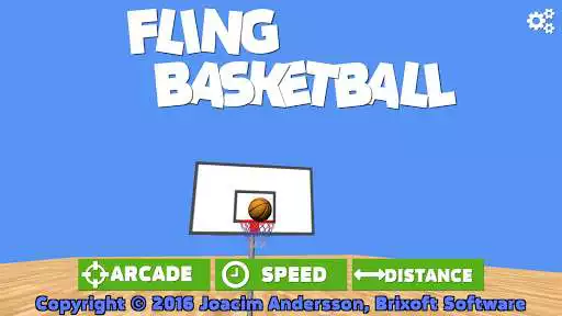 Play Fling Basketball as an online game Fling Basketball with UptoPlay