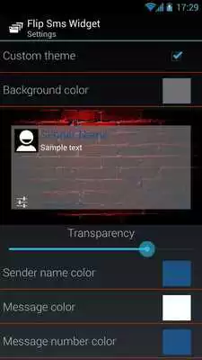 Play Flip Sms Widget Free