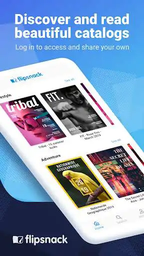 Play Flipsnack - Magazine Reader  and enjoy Flipsnack - Magazine Reader with UptoPlay