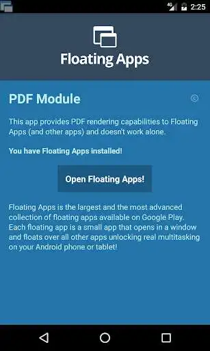Play Floating Apps - PDF Module  and enjoy Floating Apps - PDF Module with UptoPlay