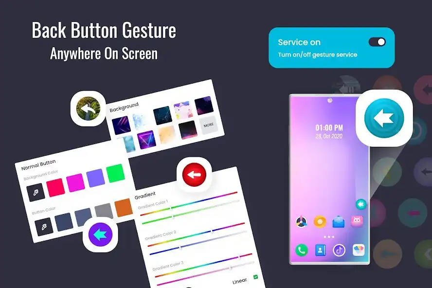Play Floating Back Button -Anywhere  and enjoy Floating Back Button -Anywhere with UptoPlay