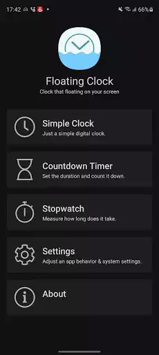 Play Floating Clock
