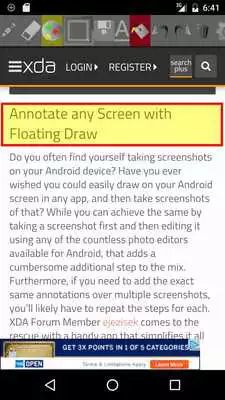 Play Floating Draw as an online game Floating Draw with UptoPlay