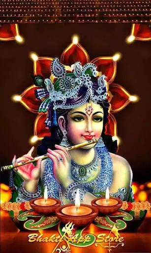 Play Floating Krishna Fall and Theme Lockscreen as an online game Floating Krishna Fall and Theme Lockscreen with UptoPlay