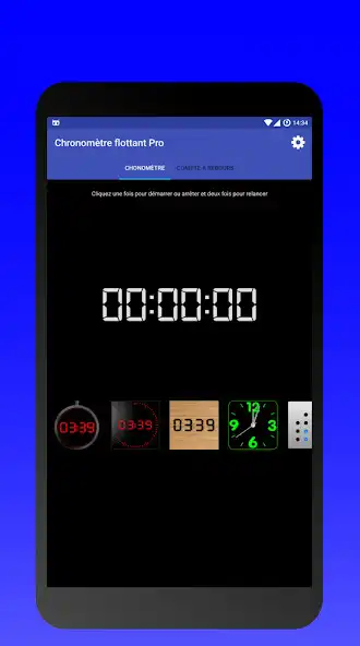Play Floating Stopwatch  Timer as an online game Floating Stopwatch  Timer with UptoPlay