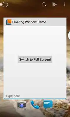 Play Floating Window Demo