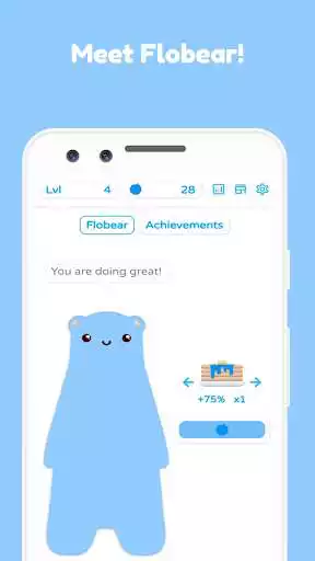 Play Flobear: Cute Productivity  Motivation Companion  and enjoy Flobear: Cute Productivity  Motivation Companion with UptoPlay