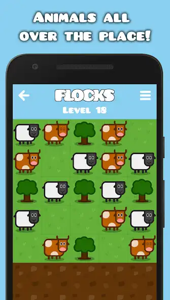 Play Flocks Puzzle Game  and enjoy Flocks Puzzle Game with UptoPlay