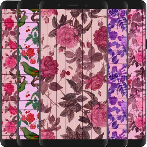 Play Floral Wood Wallpaper APK