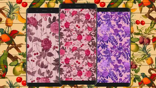 Play Floral Wood Wallpaper  and enjoy Floral Wood Wallpaper with UptoPlay