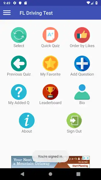 Play Florida DMV Permit Exam 2022  and enjoy Florida DMV Permit Exam 2022 with UptoPlay