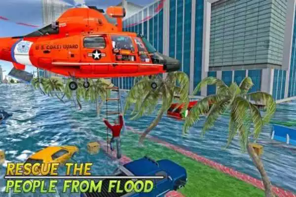 Play Florida Hurricane Helicopter Rescue