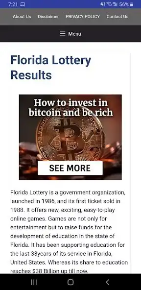 Play Florida Lottery Results  and enjoy Florida Lottery Results with UptoPlay