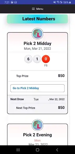 Play Florida Lottery Results as an online game Florida Lottery Results with UptoPlay