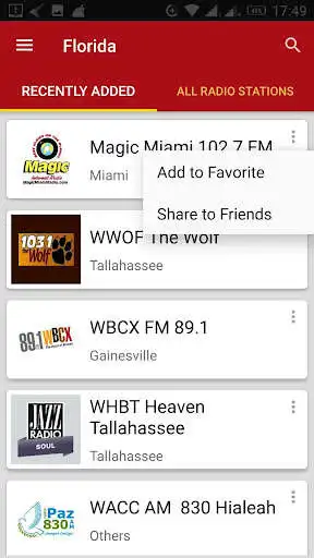 Play Florida Radio Stations  and enjoy Florida Radio Stations with UptoPlay