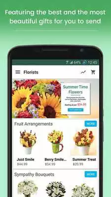 Play Florists: Send Fruit  Flowers
