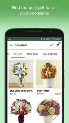 Play Florists: Send Fruit  Flowers