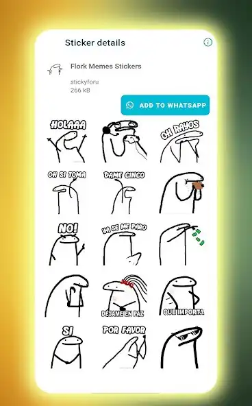 Play Flork Memes para WAStickersApp as an online game Flork Memes para WAStickersApp with UptoPlay