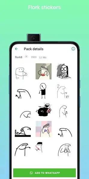 Play Flork Memes Stickers Gif as an online game Flork Memes Stickers Gif with UptoPlay