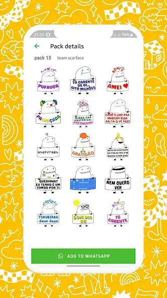 Play Flork Memes Stickers :WA as an online game Flork Memes Stickers :WA with UptoPlay