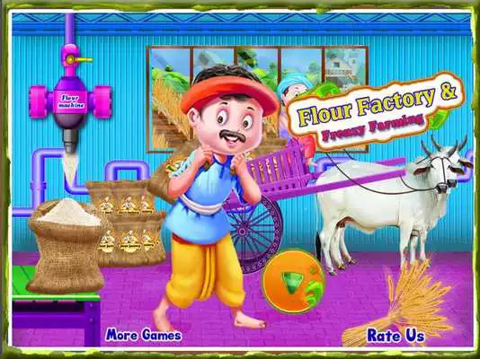 Play Flour Factory and Frenzy Farming Simulator