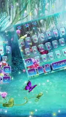 Play Flower Butterfly Keyboard Theme