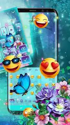 Play Flower Butterfly Keyboard Theme
