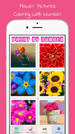 Play Flower Coloring With Number  and enjoy Flower Coloring With Number with UptoPlay