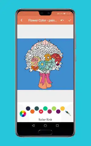 Play Flower Color - Paint the Plant as an online game Flower Color - Paint the Plant with UptoPlay