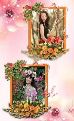 Play Flower Couple Photo Frames Play Flower Couple Photo Frames
