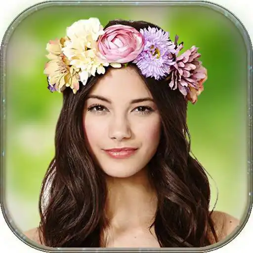 Run free android online Flower Crown Hairstyle Effects APK