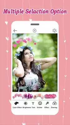 Play Flower Crown Photo Editor Heart Effect Filter