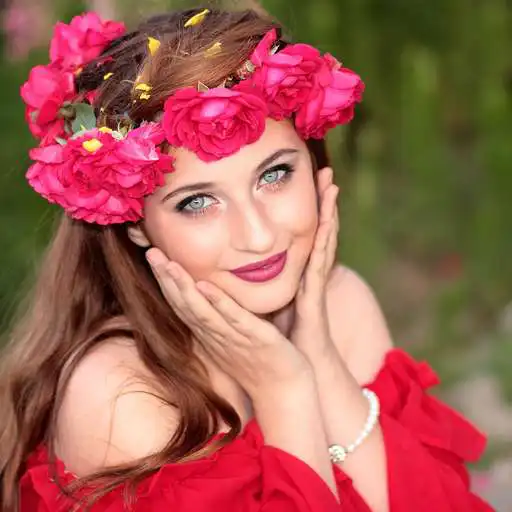 Free play online Flower Crown Photo Filter Editor  APK