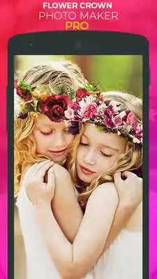 Play Flower Crown Photo Sticker Pro