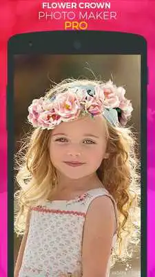 Play Flower Crown Photo Sticker Pro