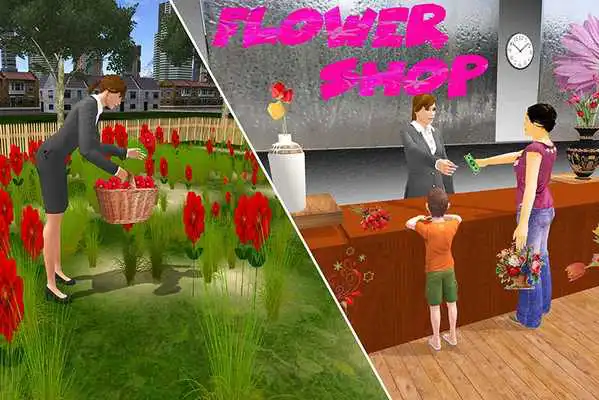 Play Flower Delivery Bike Simulator