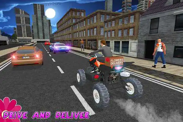 Play Flower Delivery Bike Simulator