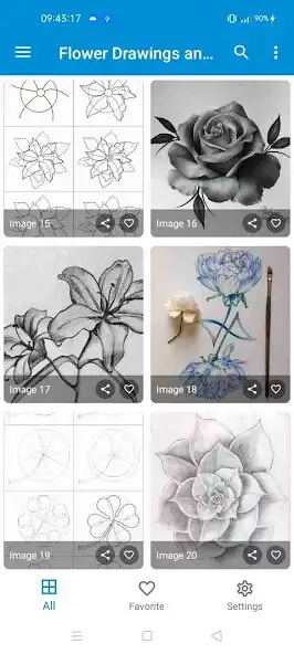 Play Flower Drawings and Sketches as an online game Flower Drawings and Sketches with UptoPlay