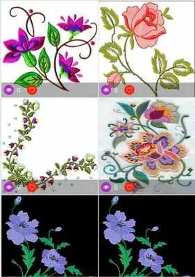 Play Flower Embroidery Idea