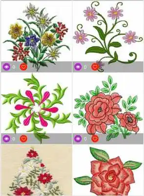 Play Flower Embroidery Idea