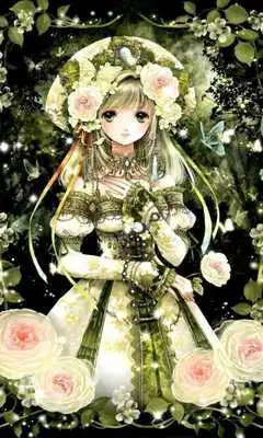 Play flower girl2 live wallpaper