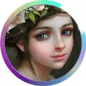 Free play online flower girl live wallpaper APK