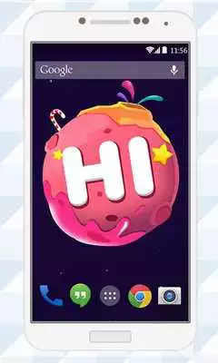 Play flower girl live wallpaper