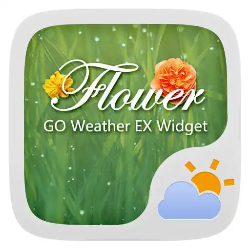 Free play online Flower GO Weather Widget Theme APK