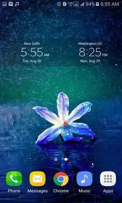 Play Flower In Rain LWP